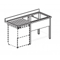 Маленькое фото товара - Ванна моечная APACH CHEF LINE L2S206-54LWD. Вариант №1