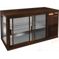Маленькое фото товара - VRL 1300 R Brown настольная холодильная витрина. Вариант №1