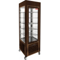 Маленькое фото товара - VRC 350 Brown FR витрина кондитерская вертикальная. Вариант №1