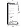 Маленькое фото товара - Холодильная горка гастрономическая Gratia ВС 28.105GH-2050 (со стеклом). Вариант №3