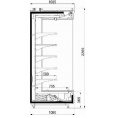 Маленькое фото товара - Холодильная горка гастрономическая Gratia ВС 28.105H-2050. Вариант №3