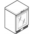 Маленькое фото товара - Tecnosteel Морозильный шкаф серия VB60L-ISER со стеклянной дверью. Вариант №1