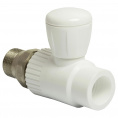 Маленькое фото товара - Кран шаровой THERMOLIGHT американка PP-R прямой 25х3/4" белый. Вариант №1