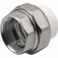 Маленькое фото товара - Муфта THERMOLIGHT комбинированная разъемная PP-R ВР 20х3/4" белый (10/290). Вариант №1