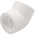 Маленькое фото товара - Угольник THERMOLIGHT 45гр. PP-R25 белый (30/300). Вариант №1