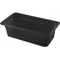 Фото товара - ГАСТРОЕМКОСТЬ GASTROMIX GN1/3-100 ПОЛИПРОПИЛЕН ЧЕРНАЯ GQ-PP010-PP
