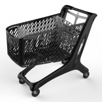 Фото товара - ТЕЛЕЖКА ПОКУПАТЕЛЬСКАЯ RABTROLLEY MAXI ALL BALCK 210Л ПОЛНОСТЬЮ ЧЕРНАЯ