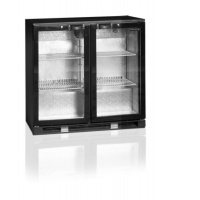 Фото товара - ШКАФ ХОЛОДИЛЬНЫЙ СО СТЕКЛОМ TEFCOLD DB200H-I БАРНЫЙ ЧЕРНЫЙ