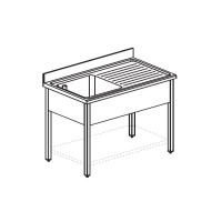 Фото товара - Ванна моечная APACH CHEF LINE LS167-65RW