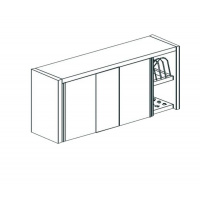 Фото товара - Полка настенная закрытая APACH CHEF LINE LCW106DDSD