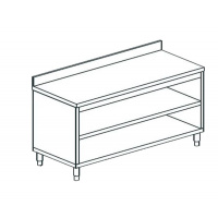 Фото товара - Стол производственный закрытый с 3-х сторон APACH CHEF LINE LWC621SH2U