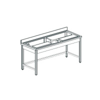 Фото товара - Стол разделочный для рыбы APACH CHEF LINE LTPF217S2