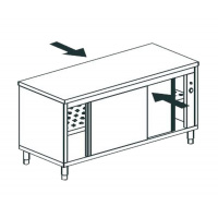 Фото товара - Стол тепловой сквозной APACH CHEF LINE LHC720SH2PT