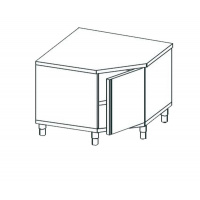 Фото товара - Стол угловой закрытый APACH CHEF LINE LWT710SH2HD