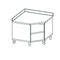 Фото товара - Стол угловой открытый APACH CHEF LINE LWT710SH2U
