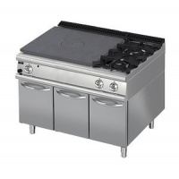 Фото товара - Плита со сплошной поверхностью газовая 900 серии APACH CHEF LINE LRSTG129R2DXCS