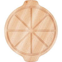 Фото товара - Доска д/пиццы с 2ручками PPwood F122O-05N, бук, D=30/26см
