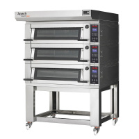Фото товара - ПЕЧЬ ПОДОВАЯ С ПОДСТАВКОЙ БЕЗ НАПРАВЛЯЮЩИХ APACH BAKERY LINE E2K6L DPBI-T