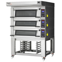 Фото товара - Печь подовая с подставкой с направляющими Apach Bakery Line E2K6SHSE DP