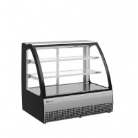 Фото товара - ВИТРИНА КОНДИТЕРСКАЯ KAYMAN KВК-950М НАСТОЛЬНАЯ ЛЮКС ЧЕРНЫЙ