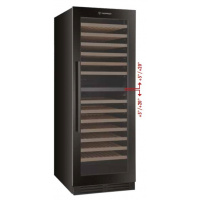 Фото товара - ШКАФ ВИННЫЙ ВЕНТ. TECFRIGO SOMMELIER 402 PLUS FG ЧЕРНЫЙ