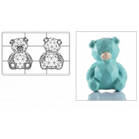 Фото товара - Форма д/шок. конфет "Teddy" 97x64 h130мм, п/к MA3014
