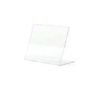 Фото товара - Ценникодержатель из ПВХ L-образный PVC-PRICER 105х148 горизонтальный А6