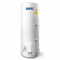 Фото товара - Бойлер косвенного нагрева BAXI UBC 250 напольный, одиночный змеевик, с боковым подключением