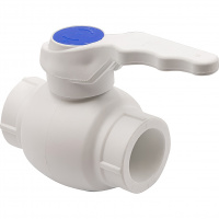 Фото товара - Кран шаровой THERMOLIGHT ручка PP-R 25 белый