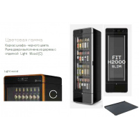 Фото товара - ШКАФ ВИННЫЙ ВЕНТ. ENOFRIGO IAM FIT SLIM H2000 СВ.ДЕР.+ПОДСВЕТКА GE89590010+ПОЛКИ GA89430007 3ШТ.