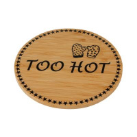 Фото товара - Подставка п/горячее бамбук Д200*15мм круг [TOO HOT]
