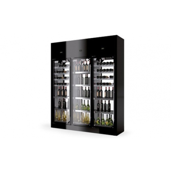Большое фото товара - ШКАФ ВИННЫЙ ENOFRIGO WINE LIBRARY 3P ISLAND H260 P60 ЧЕРНЫЙ A1WLI3P266P/421, A1WLI3P266P/ черный. Вариант №1
