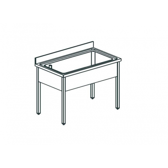 Большое фото товара - Ванна котломоечная APACH CHEF LINE LP127-105, . Вариант №1