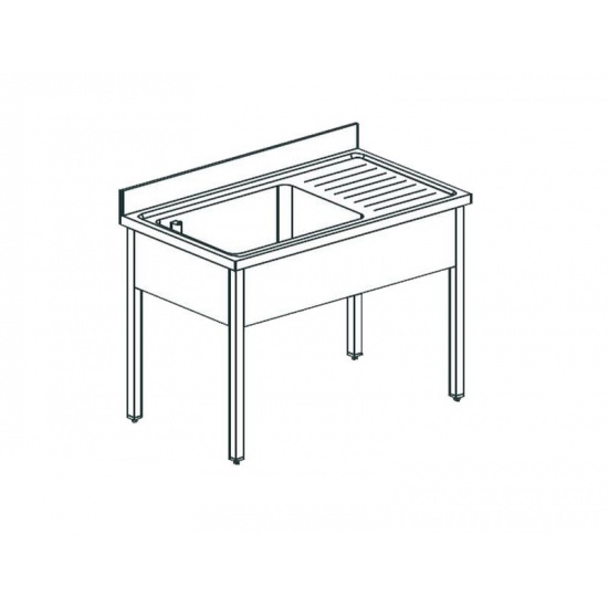Большое фото товара - Ванна котломоечная APACH CHEF LINE LP167-85RW, . Вариант №1