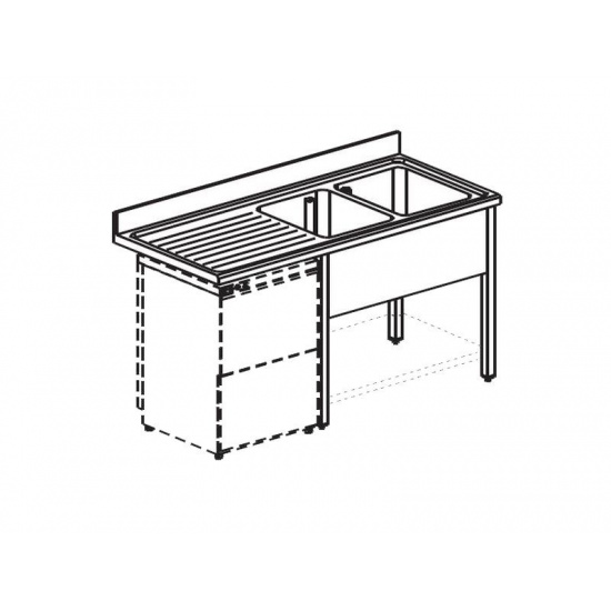 Большое фото товара - Ванна моечная APACH CHEF LINE L2S187-55LWSHD, . Вариант №1