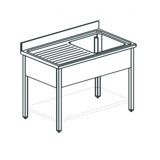 Большое фото товара - Ванна моечная APACH CHEF LINE LS106-54LW, . Вариант №1