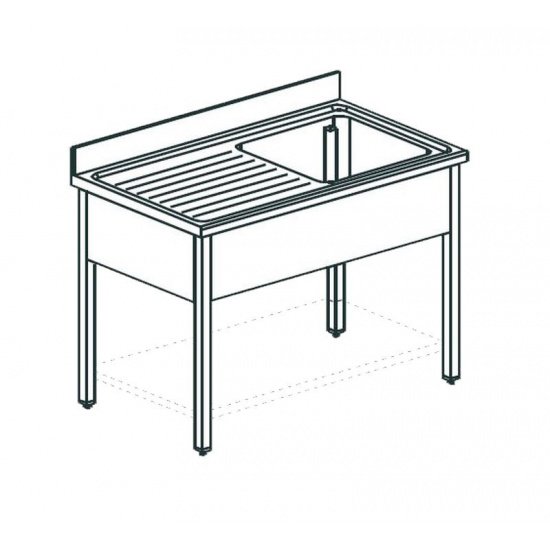 Большое фото товара - Ванна моечная APACH CHEF LINE LS116-54LW, . Вариант №1