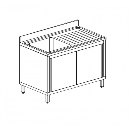 Большое фото товара - Ванна моечная APACH CHEF LINE LS127-55RWSD, . Вариант №1