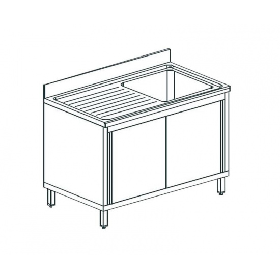 Большое фото товара - Ванна моечная APACH CHEF LINE LS146-54LWSD, . Вариант №1