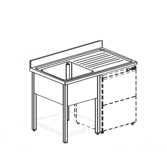 Большое фото товара - Ванна моечная APACH CHEF LINE LS157-65RWD, . Вариант №1