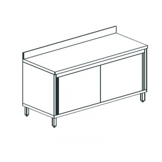 Большое фото товара - Стол производственный закрытый APACH CHEF LINE LWC616SH2SDU, . Вариант №1