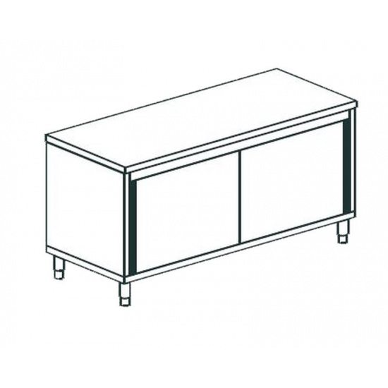 Большое фото товара - Стол производственный закрытый APACH CHEF LINE LWC620SH2SD, . Вариант №1