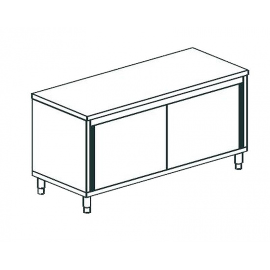 Большое фото товара - Стол производственный закрытый APACH CHEF LINE LWC723SH2SD, . Вариант №1