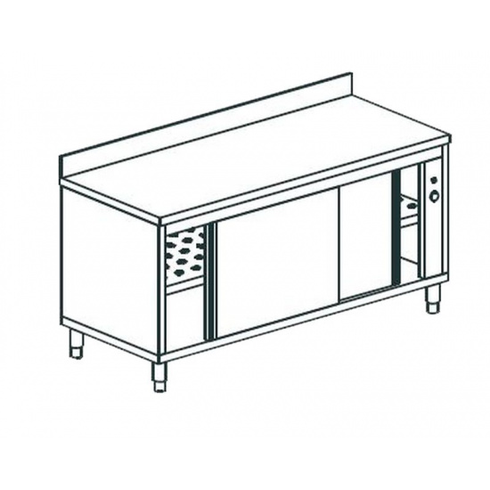 Большое фото товара - Стол тепловой APACH CHEF LINE LHC722SH2U, . Вариант №1