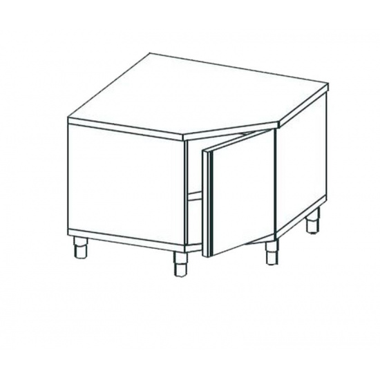 Большое фото товара - Стол угловой закрытый APACH CHEF LINE LWT711SH2HD, . Вариант №1