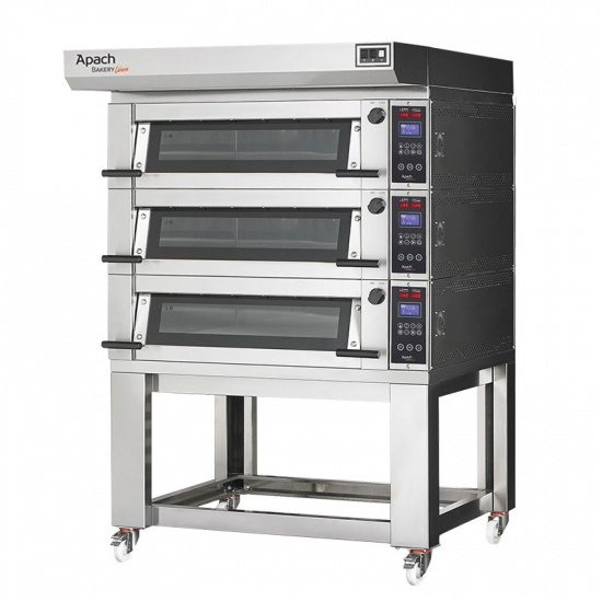Большое фото товара - Печь подовая с подставкой без направляющих APACH BAKERY LINE E2K2L MP, . Вариант №1