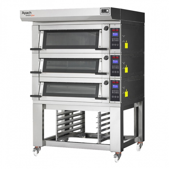 Большое фото товара - Печь подовая с подставкой с направляющими APACH BAKERY LINE E4LK6S DPBI-T, . Вариант №1