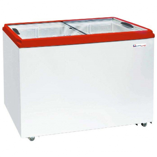 Большое фото товара - ЛАРЬ МОРОЗИЛЬНЫЙ PRIME 350 C Red, . Вариант №1