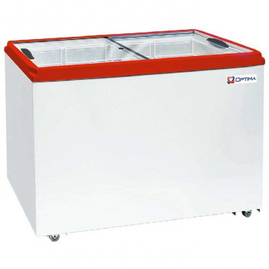 Большое фото товара - ЛАРЬ МОРОЗИЛЬНЫЙ PRIME 400 C Red, . Вариант №1