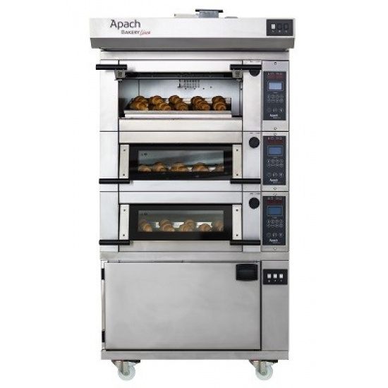 Большое фото товара - ПЕЧЬ ПОДОВАЯ С РАССТОЙКОЙ APACH BAKERY LINE E2K2P DPBI-T, . Вариант №1